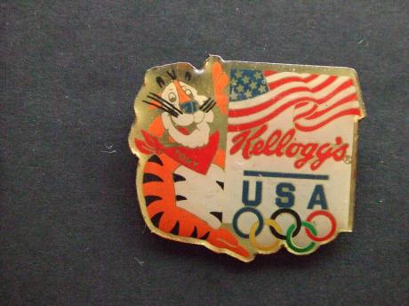 Olympische spelen USA sponsor Kellogs mascotte leeuw